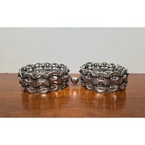 Stretchy Soda Tab Friendship/ Couple Magnetic Heart Bracelets (Set of 2)